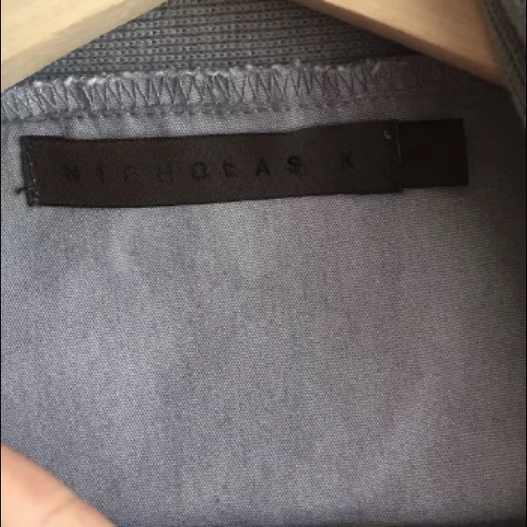 Nicholas K Free People Draped Gray Cardigan - Picture 5 of 7